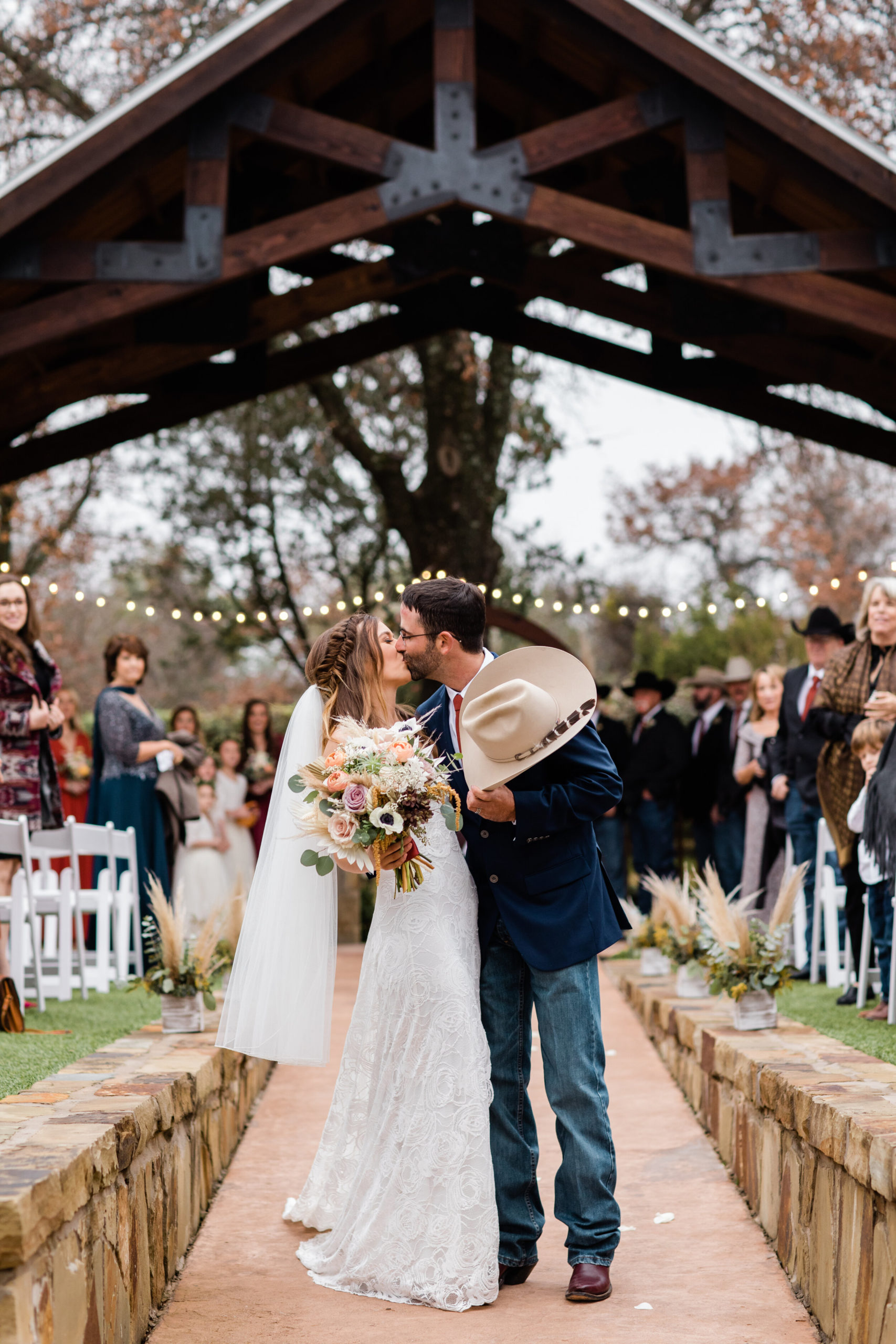 Heather + Parke Greeson at The Springs Event Venue at Weatherford, TX
